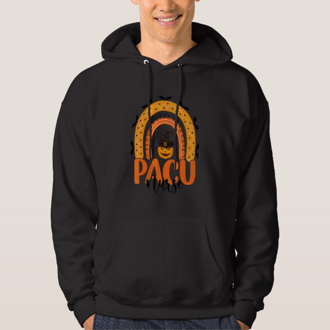 Sudadera Enfermera Pacu Halloween Arcoíris Unidad de Cuidad (Anverso)