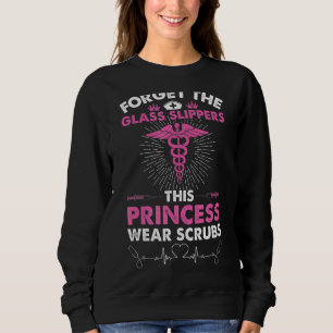 Sudadera Enfermera Para Mujeres Guay Esta Princesa Usa Scru