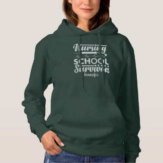 Sudadera Enfermera personalizada de azadón verde