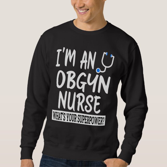 Sudadera Enfermera practicante de ginecología y obstetricia (Anverso)