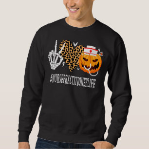 Sudadera Enfermera practicante Paz Amor Calabaza Funny Hall