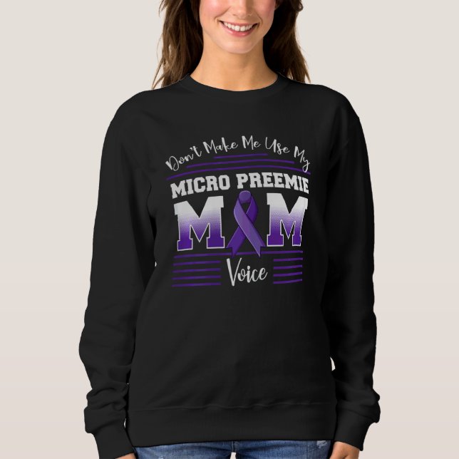 Sudadera Enfermera pretérmino de parto de Nicu Awar (Anverso)