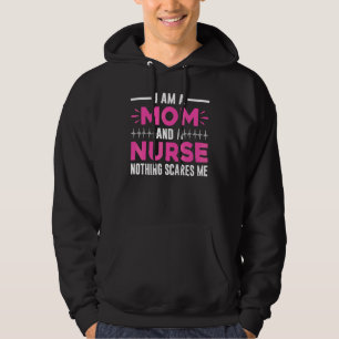 Sudadera Enfermera Soy Una Mamá Y Una Enfermera Nada Me Asu