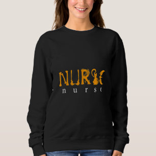 Sudadera Enfermera Spooky Truco o trato Horror Costume de H