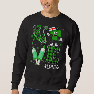 Sudadera Enfermera St Patrick S Day Enfermera irlandesa Sha