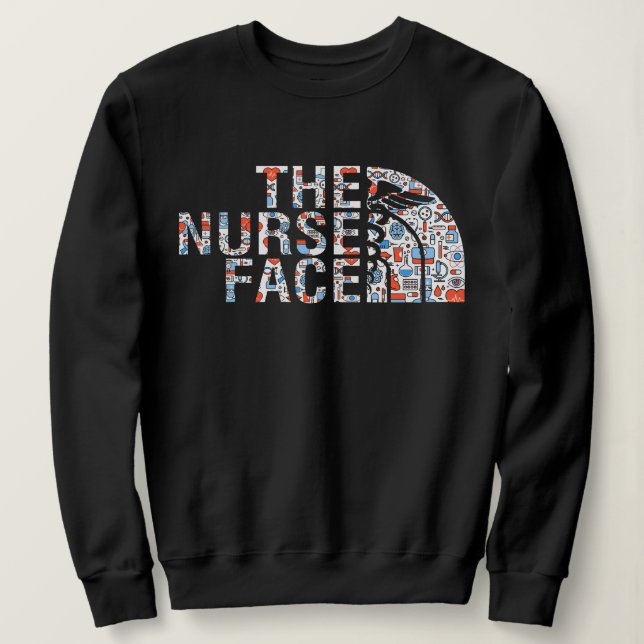 Sudadera Enfermera, sudadera, RN LPN, enfermera (Anverso del diseño)