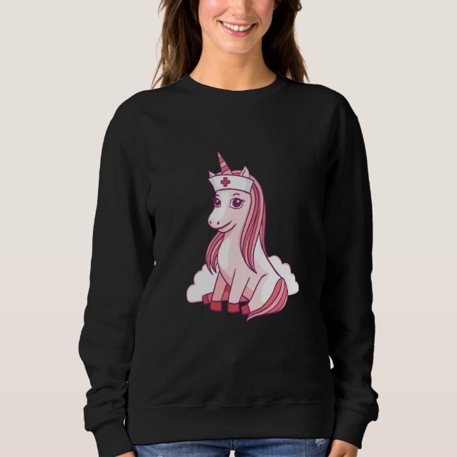 Sudadera Enfermera Unicorn Nursicorn (Anverso)