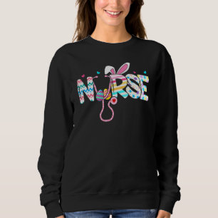 Sudadera Enfermera Vida Estetoscopio Scrub Día de Pascua Cr
