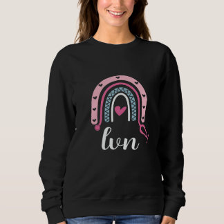 Sudadera Enfermera Vocacional Licenciada por Rainbow lvn