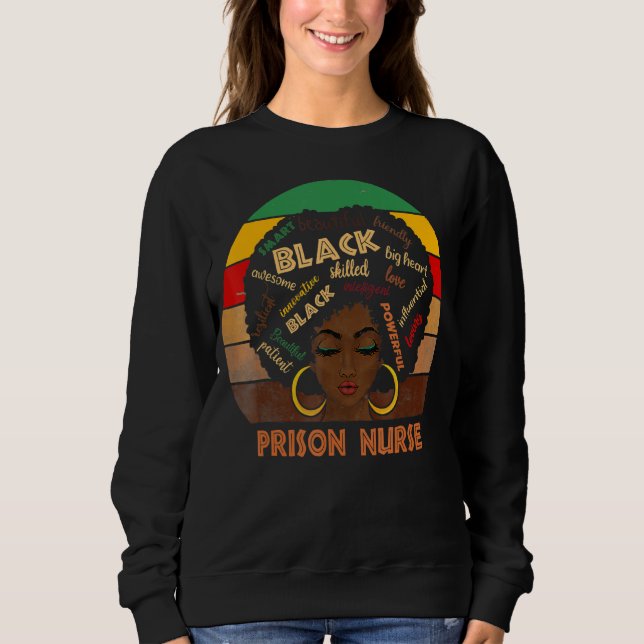 Sudadera Enfermeras afroamericanas enfermas de prisión (Anverso)