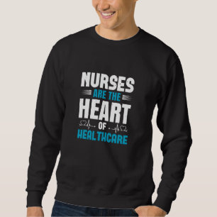 Sudadera Enfermeras De Corona - Corazón De La Atención De S
