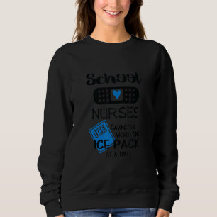 Sudadera Enfermeras Escolares Salvando El Mundo Un Paquete