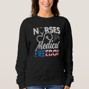 Sudadera Enfermeras Por Libertad Médica Para Detener El Man