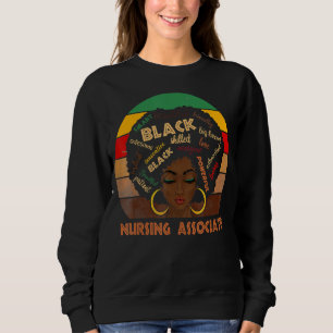 Sudadera Enfermería asociada afroamericanas Blac