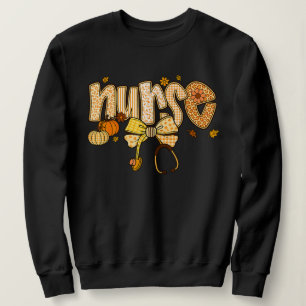 Sudadera Enfermería de calabaza de enfermera Halloween Reti