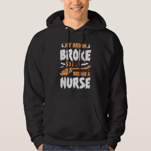 Sudadera Enfermería de disfraces de Halloween se rompió mi