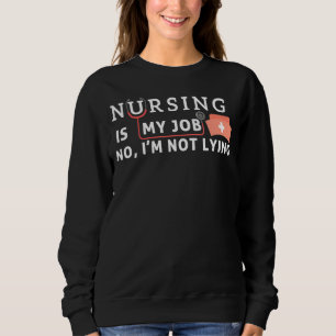 Sudadera Enfermería es mi trabajo Día de los Inocentes