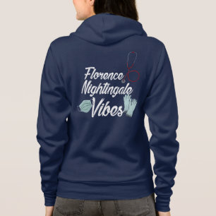 Sudadera Enfermería Estudiante Nightingale Vibes Personaliz