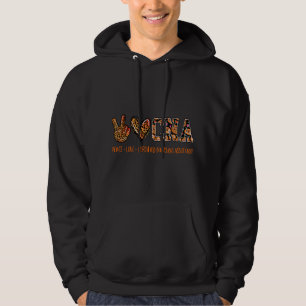 Sudadera Enfermería Paz Amor CNA Halloween Enfermera Certif