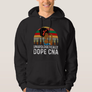 Sudadera Enfermería sin remordimientos Dope Negro CNA Enfer