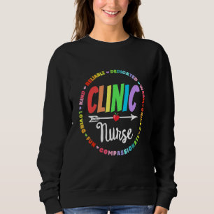 Sudadera Enfermero Clínico Para La Semana De Apreciación De