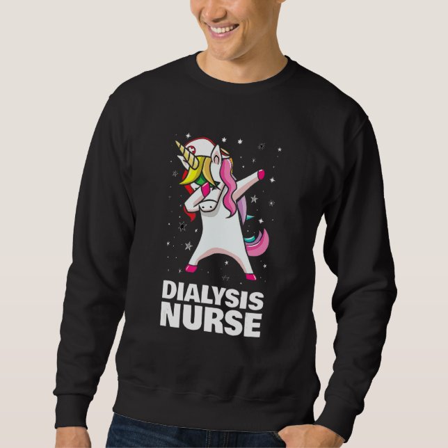 Sudadera Enfermero de diálisis Unicorn (Anverso)