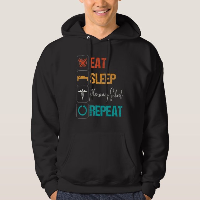Sudadera Enfermero de posgrado en farmacia (Anverso)