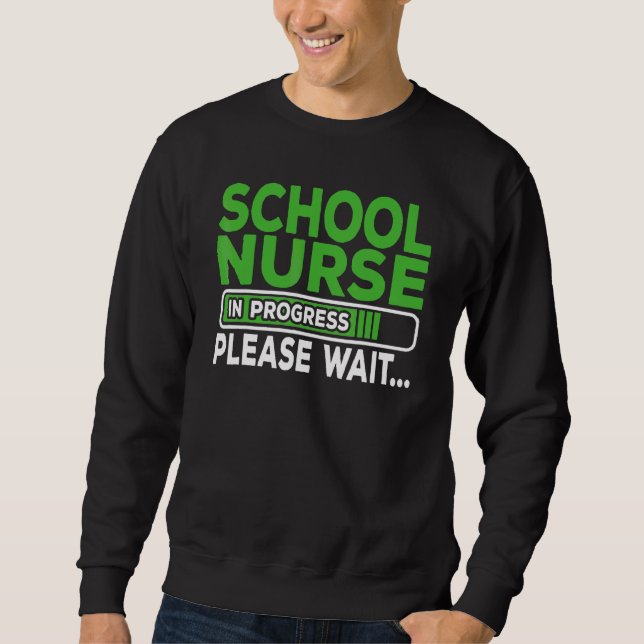 Sudadera Enfermero escolar en el futuro (Anverso)