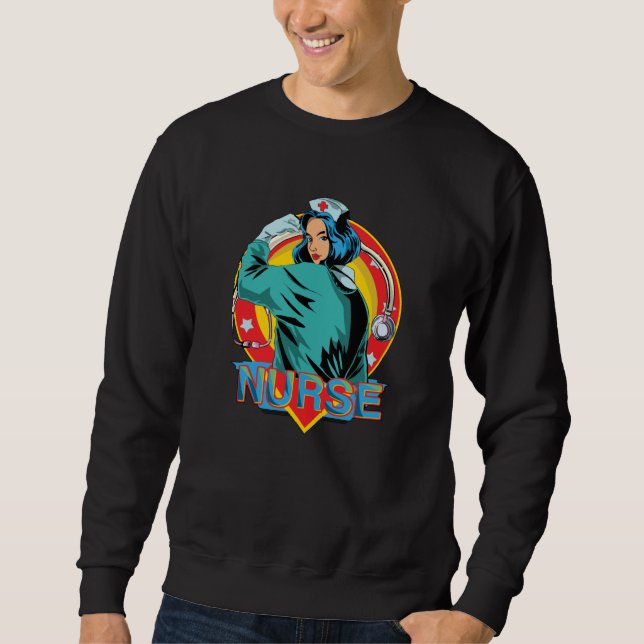 Sudadera Enfermero fuerte (Anverso)