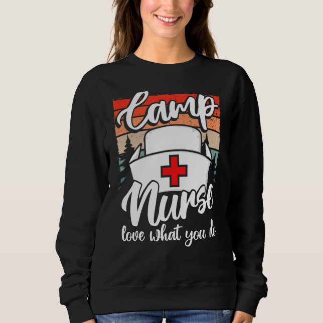 Sudadera Enfermero profesional de enfermería de Camp Nurse  (Anverso)