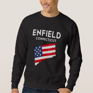 Sudadera Enfield Connecticut USA State America Travel Conne