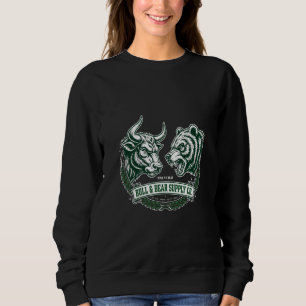 Sudadera Enfrentamiento Toro vs Oso — Mujeres Trader