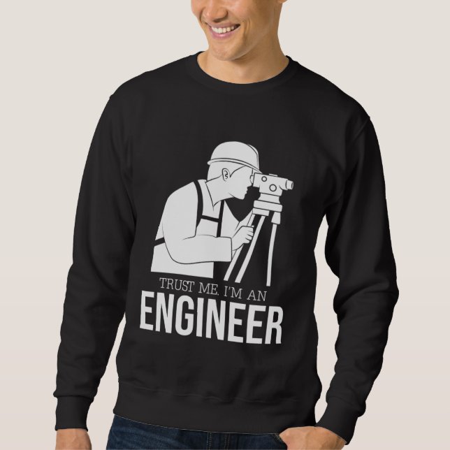 Sudadera engineer joke    text  humour  engineer (Anverso)