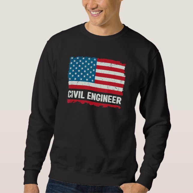 Sudadera Engineer Men Women Civil Engineer Humor Tee (Anverso)