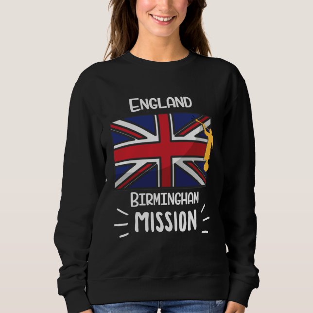 Sudadera England Birmingham Mormon LDS Mission Missionary (Anverso)