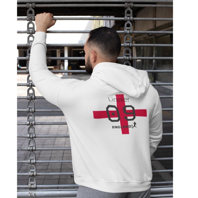 Sudadera England St George Cross Patriotic Custom Name (Subido por el creador)
