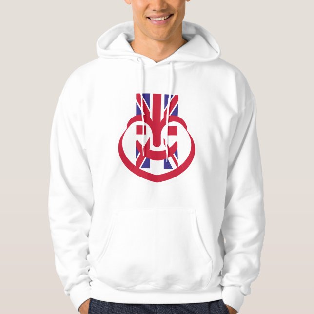 SUDADERA ENGLAND UK FACE HEART BY MASANSER (Anverso)