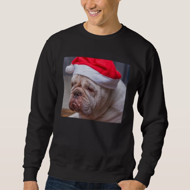 Sudadera English Bulldog Christmas Light Christmas Ugly Swe (Anverso)