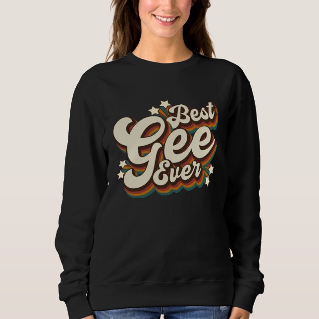 Sudadera English Gee Grandpa  Best Gee Ever (Anverso)