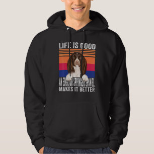 Sudadera English Springer Spaniels hace que tu vida sea bue