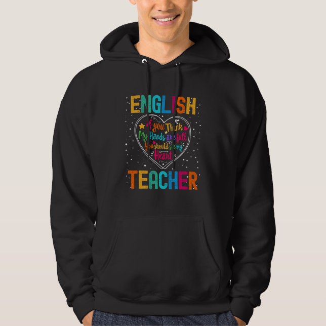 Sudadera English Teacher Appreciation Week Back to School H (Anverso)