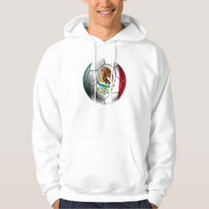 Sudadera Engranaje de la bandera mexicana del balón de