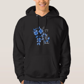Sudadera Enjoy The Little Things Blue Floral Art T-Shirt