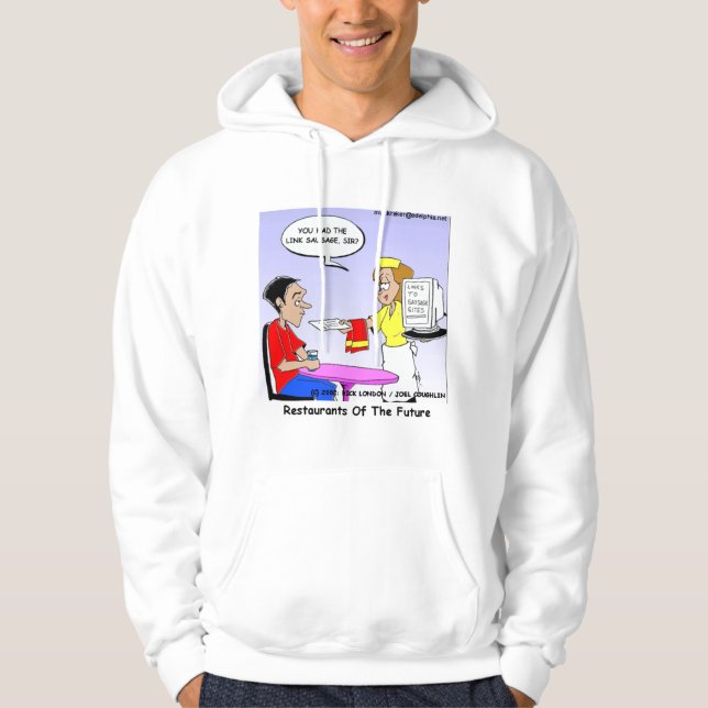 Sudadera Enlaces de computadora regalos divertidos de dibuj (Anverso)