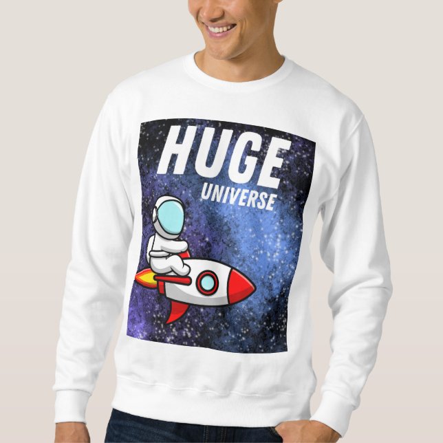 Sudadera enorme universo (Anverso)