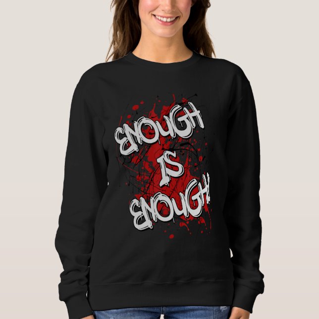 Sudadera Enough is Enough Cost of Living Crisis Protest Pov (Anverso)