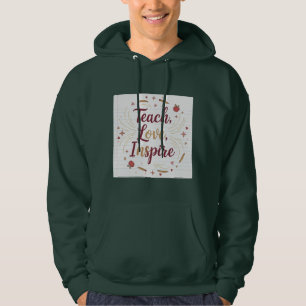 Sudadera Enseña Amar Inspira   Frase Cita Positiva para Mae