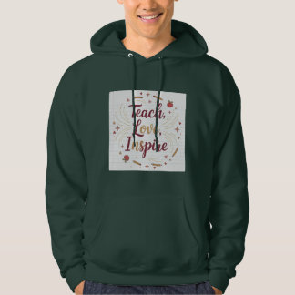 Sudadera Enseña Amar Inspira | Frase Cita Positiva para Mae