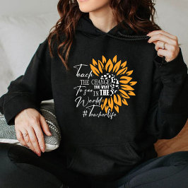 Sudadera enseña el cambio que deseas ver en el mundo regalo