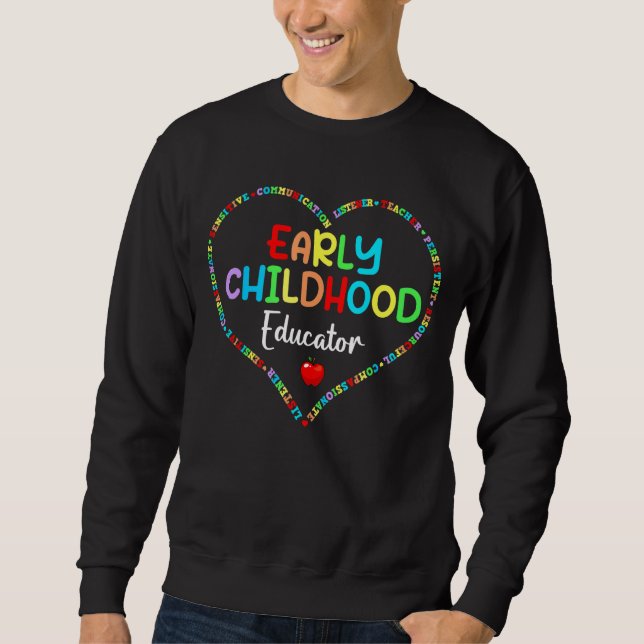 Sudadera Enseñador de preescolar de educación preescolar (Anverso)